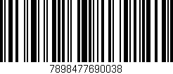 Código de barras (EAN, GTIN, SKU, ISBN): '7898477690038'