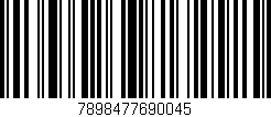 Código de barras (EAN, GTIN, SKU, ISBN): '7898477690045'