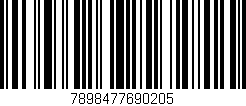 Código de barras (EAN, GTIN, SKU, ISBN): '7898477690205'