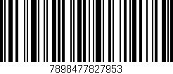 Código de barras (EAN, GTIN, SKU, ISBN): '7898477827953'