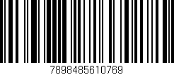 Código de barras (EAN, GTIN, SKU, ISBN): '7898485610769'
