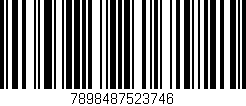 Código de barras (EAN, GTIN, SKU, ISBN): '7898487523746'