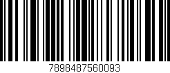 Código de barras (EAN, GTIN, SKU, ISBN): '7898487560093'