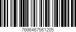Código de barras (EAN, GTIN, SKU, ISBN): '7898487561205'