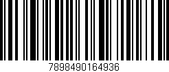 Código de barras (EAN, GTIN, SKU, ISBN): '7898490164936'