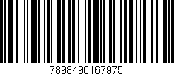 Código de barras (EAN, GTIN, SKU, ISBN): '7898490167975'