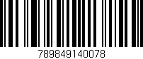 Código de barras (EAN, GTIN, SKU, ISBN): '789849140078'