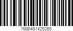 Código de barras (EAN, GTIN, SKU, ISBN): '7898491425265'