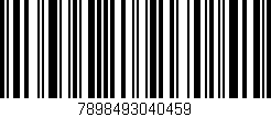 Código de barras (EAN, GTIN, SKU, ISBN): '7898493040459'