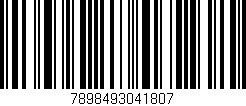Código de barras (EAN, GTIN, SKU, ISBN): '7898493041807'