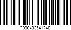 Código de barras (EAN, GTIN, SKU, ISBN): '7898493641748'