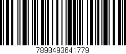Código de barras (EAN, GTIN, SKU, ISBN): '7898493641779'