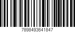Código de barras (EAN, GTIN, SKU, ISBN): '7898493641847'