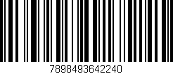 Código de barras (EAN, GTIN, SKU, ISBN): '7898493642240'