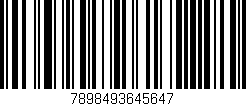Código de barras (EAN, GTIN, SKU, ISBN): '7898493645647'