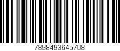 Código de barras (EAN, GTIN, SKU, ISBN): '7898493645708'