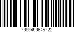 Código de barras (EAN, GTIN, SKU, ISBN): '7898493645722'
