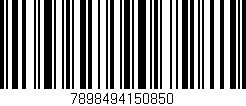 Código de barras (EAN, GTIN, SKU, ISBN): '7898494150850'