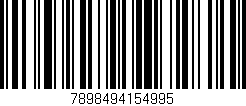Código de barras (EAN, GTIN, SKU, ISBN): '7898494154995'