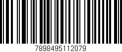 Código de barras (EAN, GTIN, SKU, ISBN): '7898495112079'