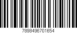 Código de barras (EAN, GTIN, SKU, ISBN): '7898496701654'