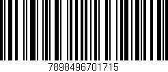 Código de barras (EAN, GTIN, SKU, ISBN): '7898496701715'