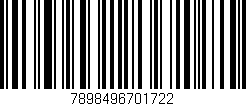 Código de barras (EAN, GTIN, SKU, ISBN): '7898496701722'