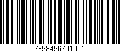 Código de barras (EAN, GTIN, SKU, ISBN): '7898496701951'