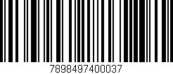 Código de barras (EAN, GTIN, SKU, ISBN): '7898497400037'