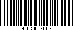 Código de barras (EAN, GTIN, SKU, ISBN): '7898498971895'