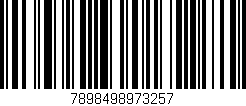 Código de barras (EAN, GTIN, SKU, ISBN): '7898498973257'