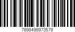 Código de barras (EAN, GTIN, SKU, ISBN): '7898498973578'