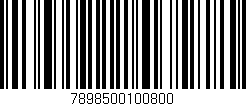 Código de barras (EAN, GTIN, SKU, ISBN): '7898500100800'