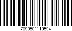 Código de barras (EAN, GTIN, SKU, ISBN): '7898501110594'