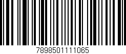 Código de barras (EAN, GTIN, SKU, ISBN): '7898501111065'