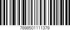 Código de barras (EAN, GTIN, SKU, ISBN): '7898501111379'