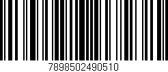 Código de barras (EAN, GTIN, SKU, ISBN): '7898502490510'