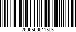 Código de barras (EAN, GTIN, SKU, ISBN): '7898503811505'
