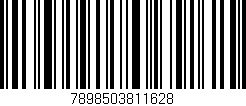 Código de barras (EAN, GTIN, SKU, ISBN): '7898503811628'