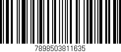 Código de barras (EAN, GTIN, SKU, ISBN): '7898503811635'