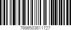Código de barras (EAN, GTIN, SKU, ISBN): '7898503811727'