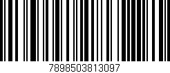 Código de barras (EAN, GTIN, SKU, ISBN): '7898503813097'