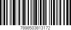 Código de barras (EAN, GTIN, SKU, ISBN): '7898503813172'