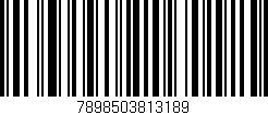 Código de barras (EAN, GTIN, SKU, ISBN): '7898503813189'