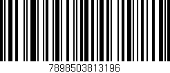 Código de barras (EAN, GTIN, SKU, ISBN): '7898503813196'