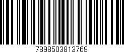 Código de barras (EAN, GTIN, SKU, ISBN): '7898503813769'