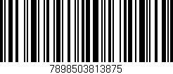 Código de barras (EAN, GTIN, SKU, ISBN): '7898503813875'