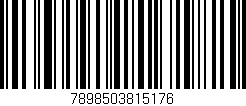 Código de barras (EAN, GTIN, SKU, ISBN): '7898503815176'