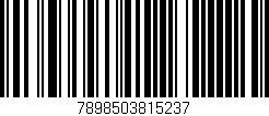 Código de barras (EAN, GTIN, SKU, ISBN): '7898503815237'