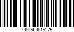 Código de barras (EAN, GTIN, SKU, ISBN): '7898503815275'